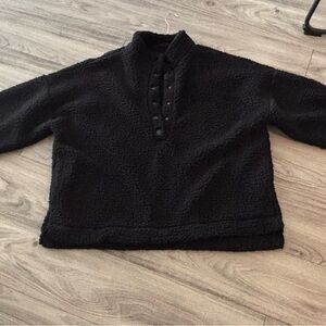 Aerie Teddy Cloud Sherpa Oversized Cozy Plush Pullover